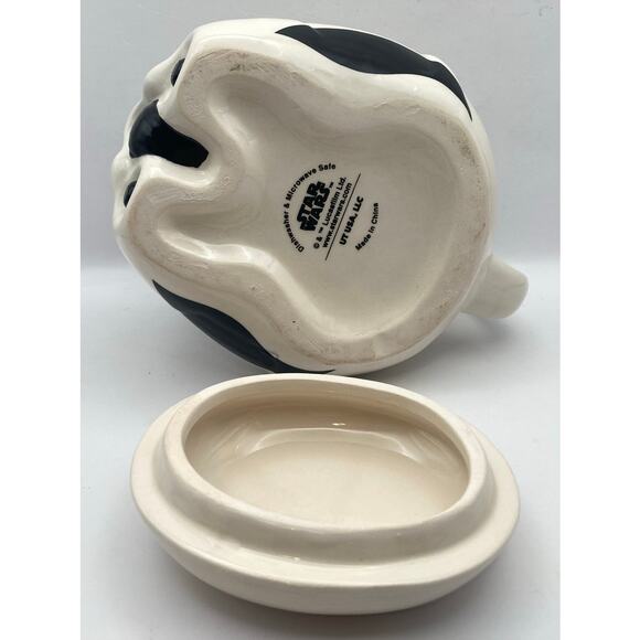 VTG 90's Star Wars Storm Trooper Mug Cup with Lid Coffee Tea - Picture 7 of 10